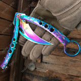 2025 Folding Knife Practice Butterfly Knife Hunting Knife Claws Stainless Steel Knife | POPOTR™