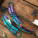 2025 Folding Knife Practice Butterfly Knife Hunting Knife Claws Stainless Steel Knife | POPOTR™