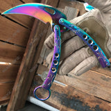 2025 Folding Knife Practice Butterfly Knife Hunting Knife Claws Stainless Steel Knife | POPOTR™