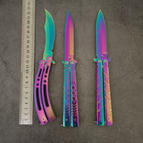 2025 Folding Knife Practice Butterfly Knife Hunting Knife Training Knife Titanium Knife Dragon Knife| POPOTR™