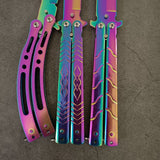 2025 Folding Knife Practice Butterfly Knife Hunting Knife Training Knife Titanium Knife Dragon Knife| POPOTR™