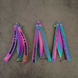 2025 Folding Knife Practice Butterfly Knife Hunting Knife Training Knife Titanium Knife Dragon Knife| POPOTR™