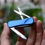 Six-in-one multi-function knife, mini small nail clippers, scissors, nail beauty combo,  outdoor gadget