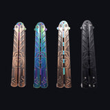 2025 Folding Knife Practice Butterfly Knife Hunting Knife Training Knife Stainless Steel Knife | POPOTR™