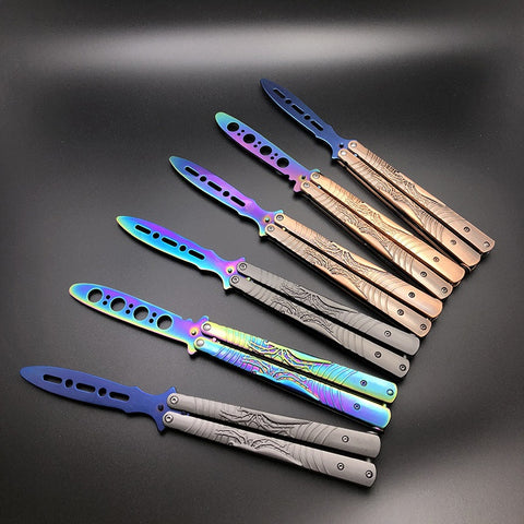 2025 Folding Knife Practice Butterfly Knife Hunting Knife | POPOTR™