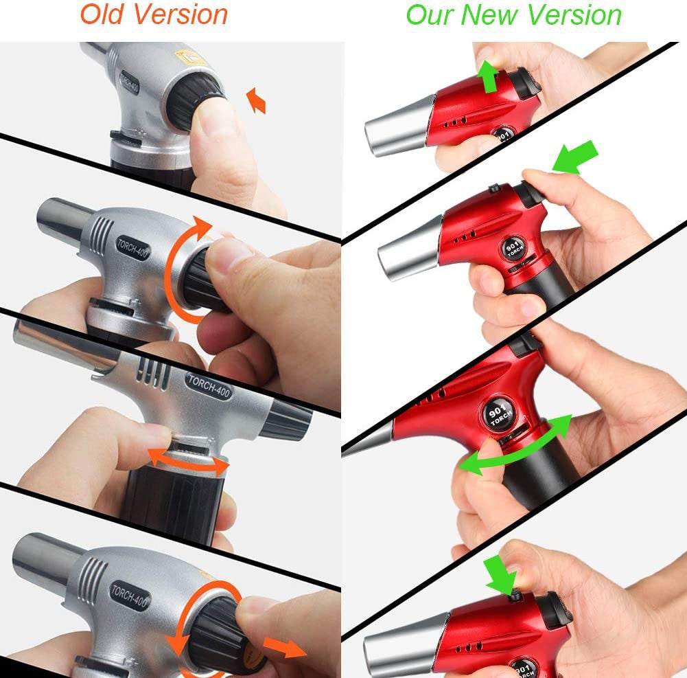 2025 Cigarette Lighter Torch Windproof Lighter Butane Lighters For Sale   Refillable Lighter  Gas Lighter  BBQ Lighter | POPOTR™