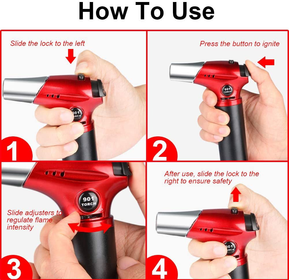 2025 Cigarette Lighter Torch Windproof Lighter Butane Lighters For Sale   Refillable Lighter  Gas Lighter  BBQ Lighter | POPOTR™