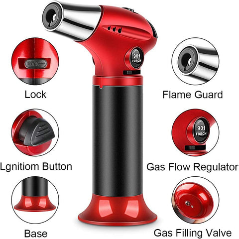 2025 Cigarette Lighter Torch Windproof Lighter Butane Lighters For Sale   Refillable Lighter  Gas Lighter  BBQ Lighter | POPOTR™