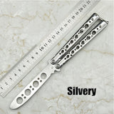 2025 Practice Butterfly Knife Hunting Knife Training Knife  Balisong Knife| POPOTR™