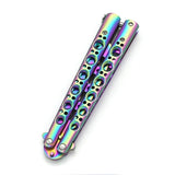 2025 Practice Butterfly Knife Hunting Knife Training Knife  Balisong Knife| POPOTR™
