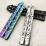 2025 Practice Butterfly Knife Hunting Knife Training Knife  Balisong Knife| POPOTR™