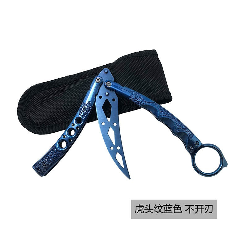 2025 Folding Knife Butterfly Knife Hunting Knife Training Knife Claws Stainless Steel Knife | POPOTR™