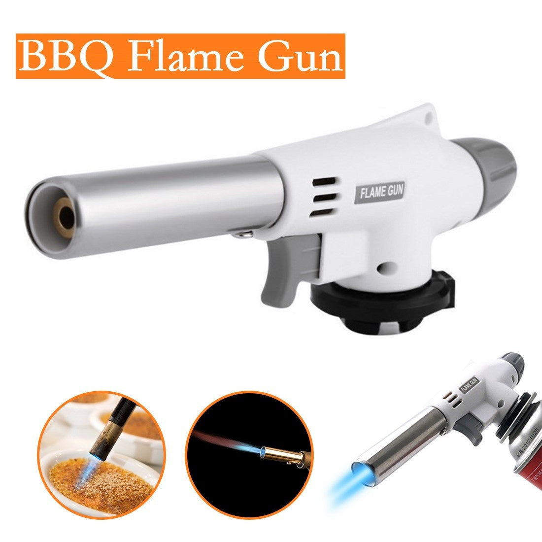 2025 Cigarette Lighter Metal Lighter Torch Windproof Lighter Butane Lighters For Sale   BBQ Lighter  Welding Gun | POPOTR™