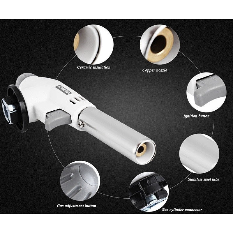 2025 Cigarette Lighter Metal Lighter Torch Windproof Lighter Butane Lighters For Sale   BBQ Lighter  Welding Gun | POPOTR™