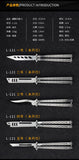 2025 Butterfly Knife Hunting Knife Training Knife Stainless Steel Knife | POPOTR™