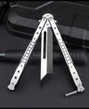 2025 Folding Knife Butterfly Knife Hunting Knife Training Knife Stainless Steel Knife| POPOTR™