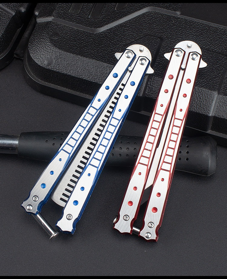 2025 Folding Knife Butterfly Knife Hunting Knife Training Knife Stainless Steel Knife| POPOTR™