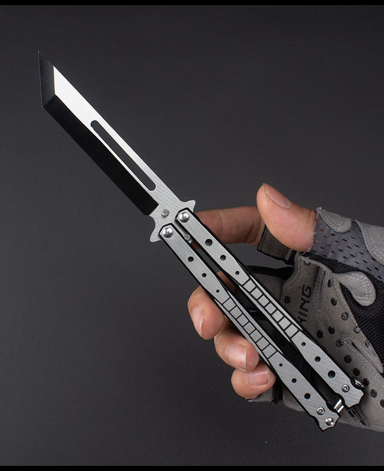 2025 Folding Knife Butterfly Knife Hunting Knife Training Knife Stainless Steel Knife| POPOTR™