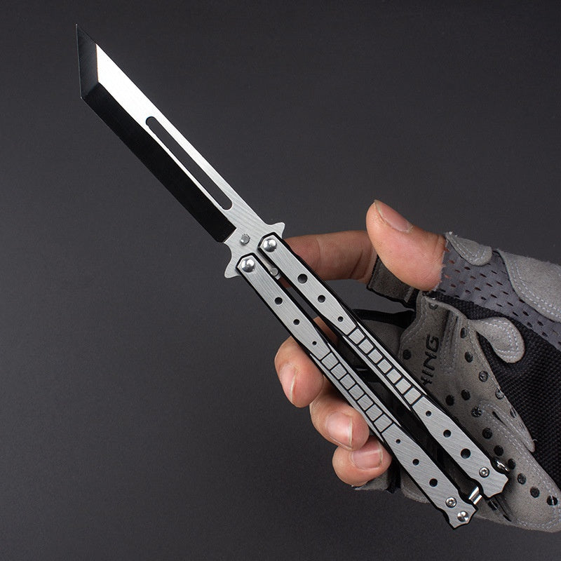 2025 Folding Knife Butterfly Knife Hunting Knife Training Knife Stainless Steel Knife| POPOTR™