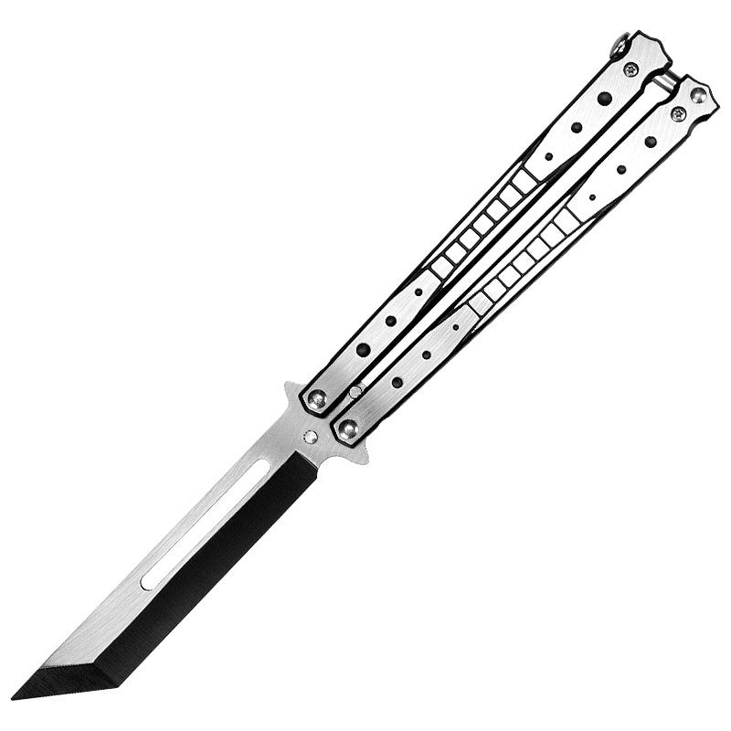 2025 Folding Knife Butterfly Knife Hunting Knife Training Knife Stainless Steel Knife| POPOTR™
