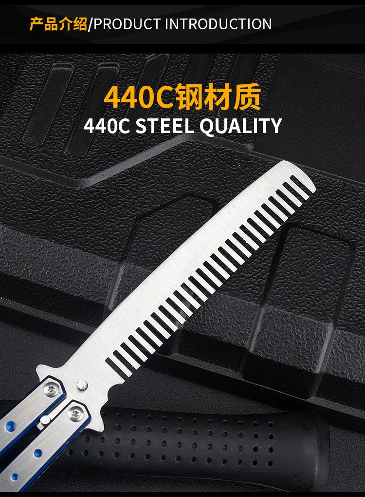 2025 Folding Knife Butterfly Knife Hunting Knife Training Knife Stainless Steel Knife| POPOTR™