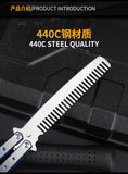 2025 Folding Knife Butterfly Knife Hunting Knife Training Knife Stainless Steel Knife| POPOTR™