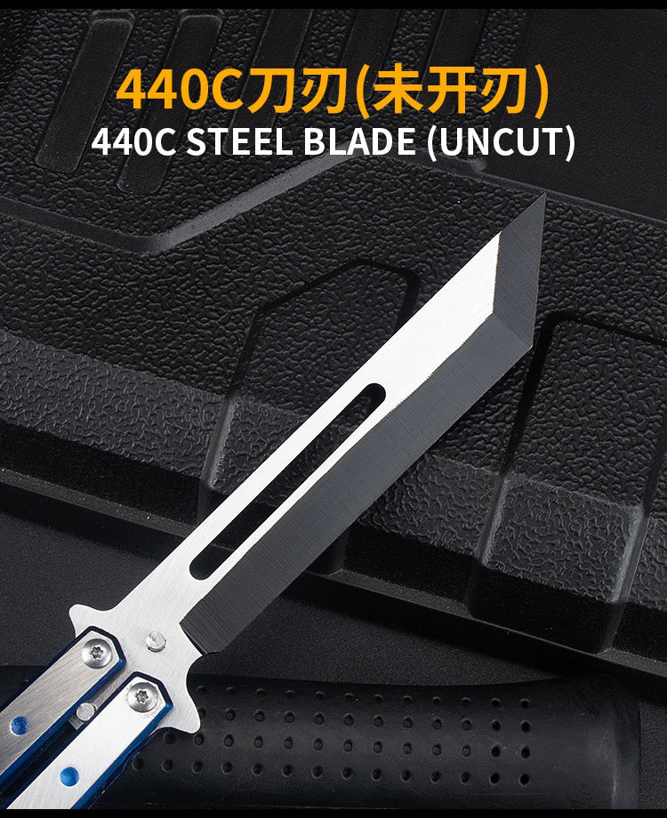 2025 Folding Knife Butterfly Knife Hunting Knife Training Knife Stainless Steel Knife| POPOTR™