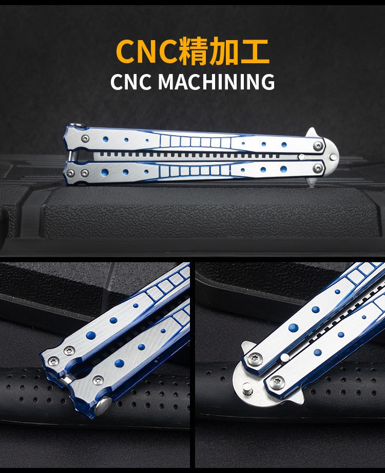 2025 Folding Knife Butterfly Knife Hunting Knife Training Knife Stainless Steel Knife| POPOTR™