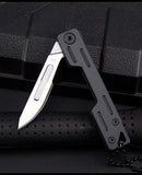 2025 Folding Knife Box Hunting Knife Blade Stainless Steel Knife Keychain Knife| POPOTR™