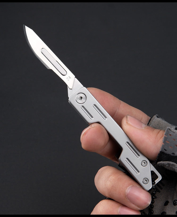 2025 Folding Knife Box Hunting Knife Blade Stainless Steel Knife Keychain Knife| POPOTR™