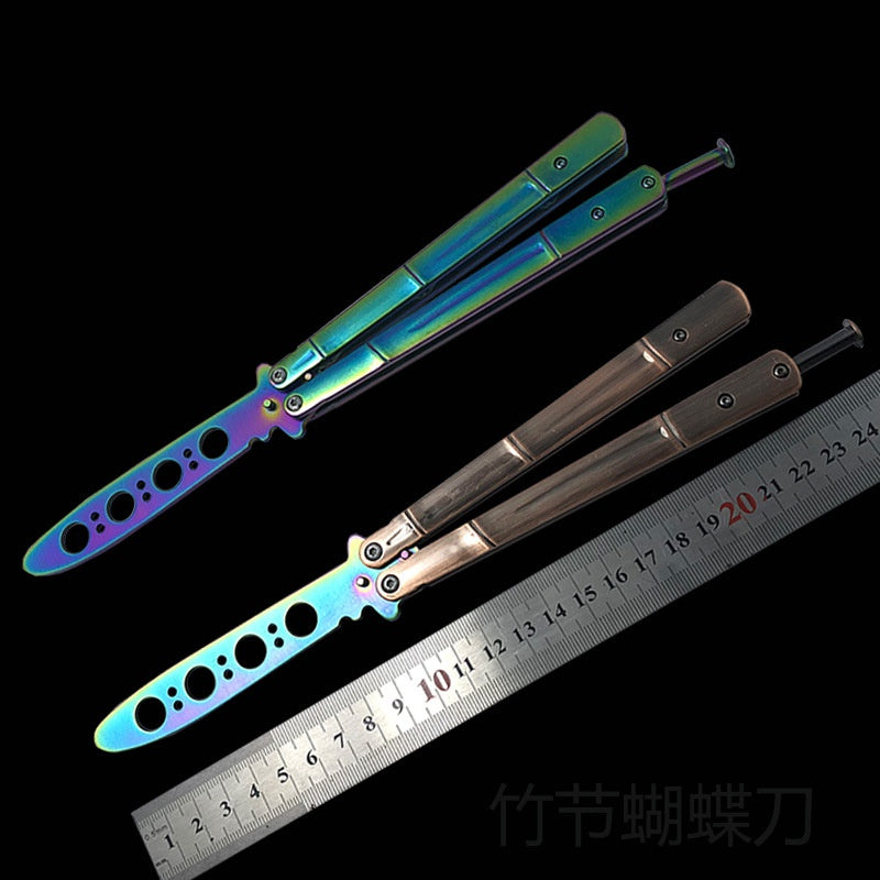 2025 Folding Knife Butterfly Knife Hunting Knife Training Knife | POPOTR™