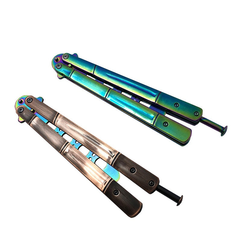 2025 Folding Knife Butterfly Knife Hunting Knife Training Knife | POPOTR™