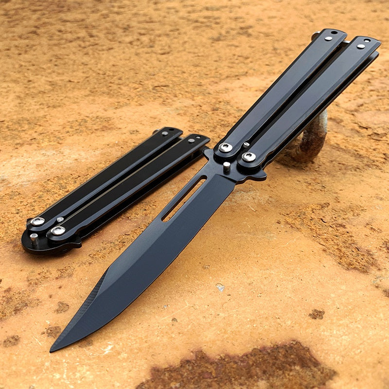 2025 Folding Knife Butterfly Knife Hunting Knife Blade| POPOTR™