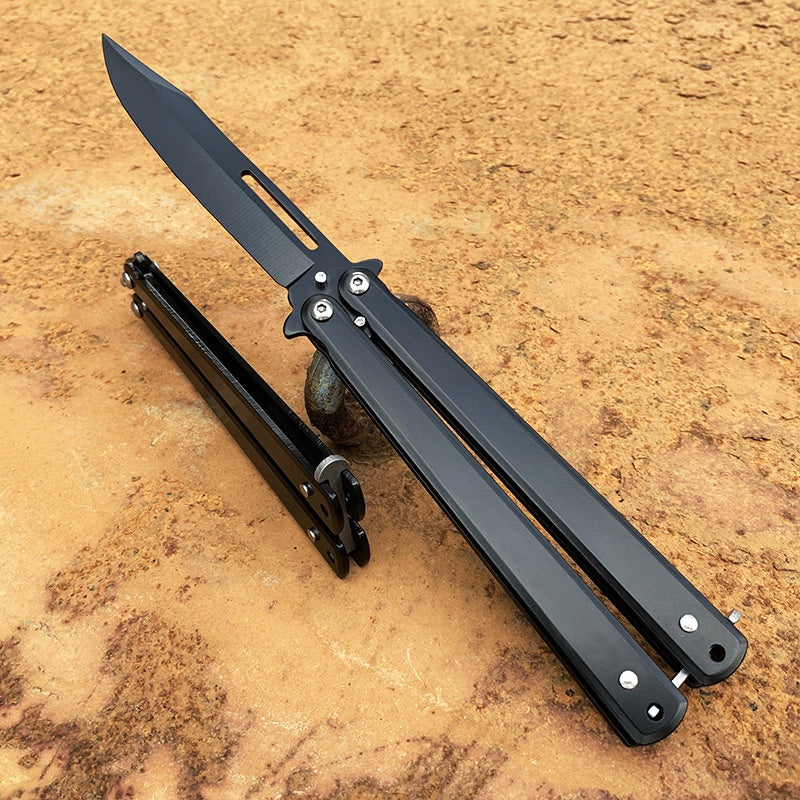 2025 Folding Knife Butterfly Knife Hunting Knife Blade| POPOTR™