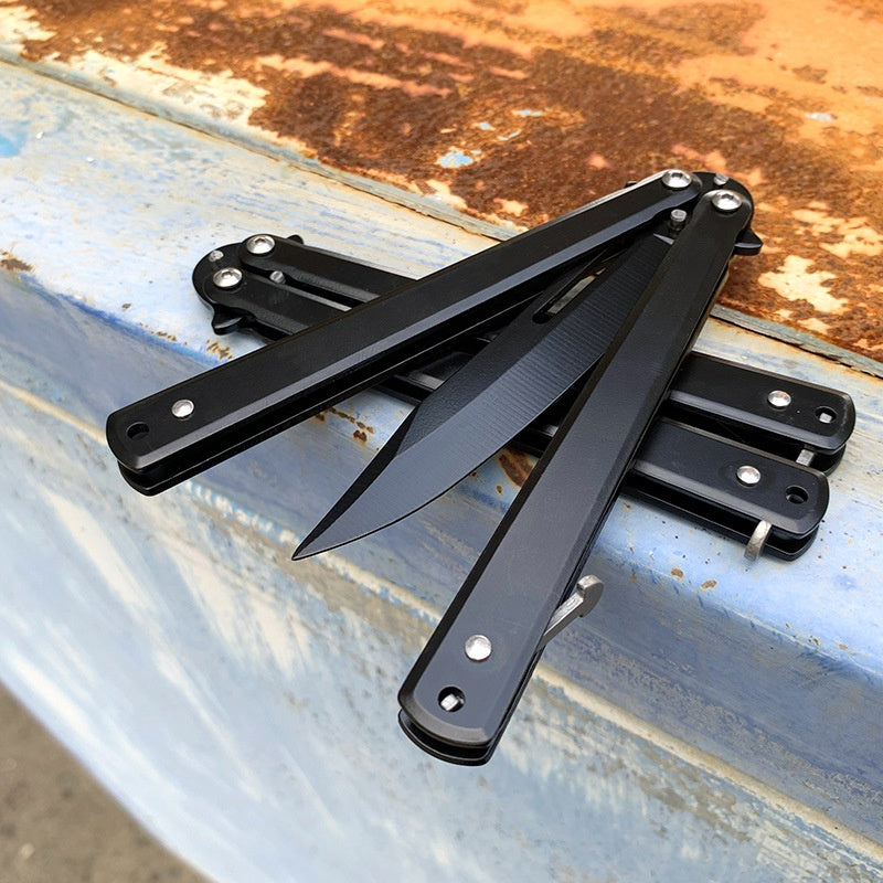 2025 Folding Knife Butterfly Knife Hunting Knife Blade| POPOTR™