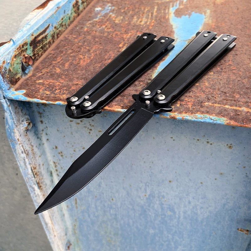 2025 Folding Knife Butterfly Knife Hunting Knife Blade| POPOTR™