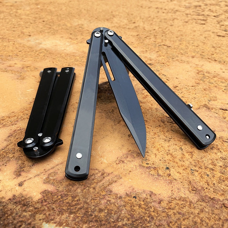2025 Folding Knife Butterfly Knife Hunting Knife Blade| POPOTR™