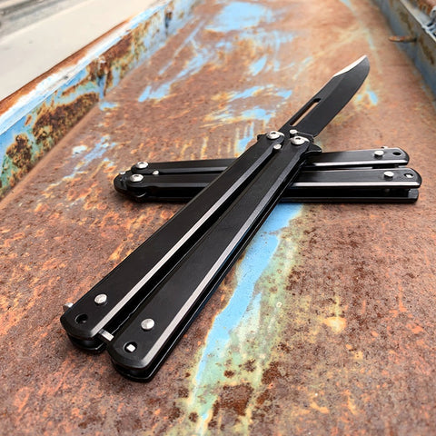 2025 Folding Knife Butterfly Knife Hunting Knife Blade| POPOTR™
