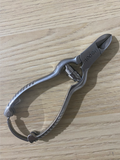 POPOTR Fingernail clippers 130MM * 45MM * 13MM Professional Stainless Steel Heavy Duty Chiropody Pedicure Manicure Toe Nail Cutters Clippers Exfoliating Clip Silver