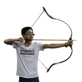 2025 50lbs Recurve Bow and Arrows English Longbow 5e Hunting Bow| POPOTR™