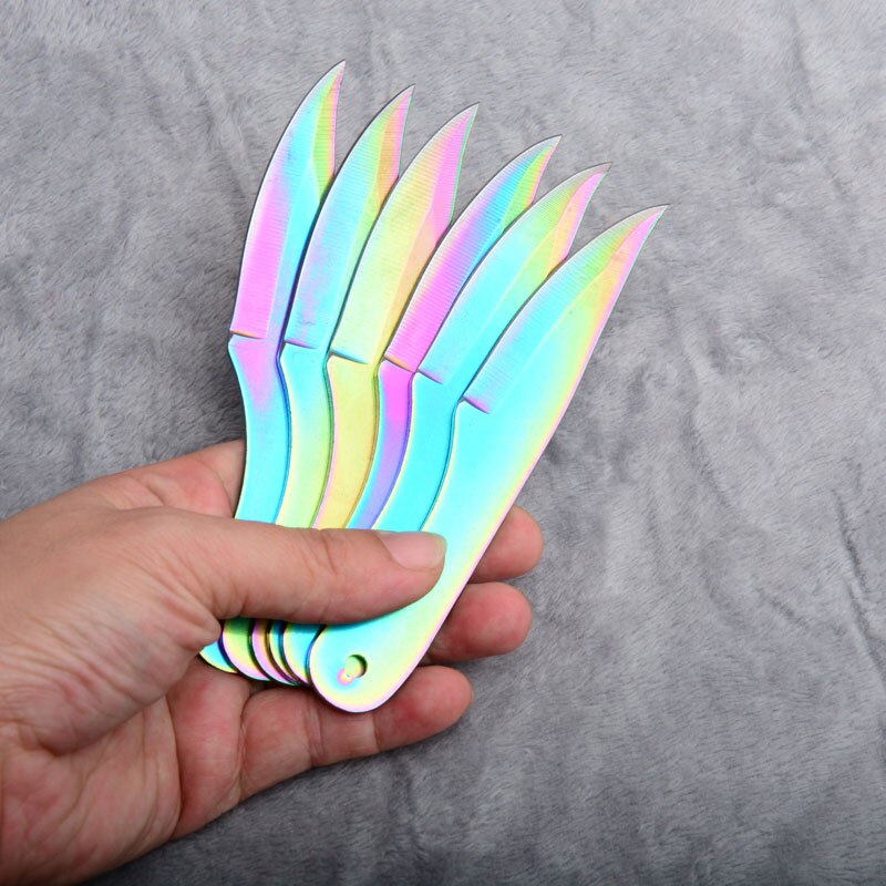 2025 Pop Dart Set Kunai Knives  Ninja Throwing Knife Set Tactical Knife Hunting Knife Titanium Knife | POPOTR™