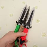 2025 Pop Dart Sæt Ninja Kastekniv Sæt Taktisk Knive Kunai Knives Tricolor | POPOTR™