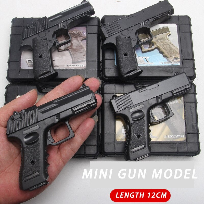Model Glock Colt Desert Eagle Soft Bullet Gun Kids Interactive Mini Alloy Toy Gell Ball Gun Toy Gun Plastic Bullets