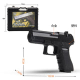 Model Glock Colt Desert Eagle Soft Bullet Gun Kids Interactive Mini Alloy Toy Gell Ball Gun Toy Gun Plastic Bullets