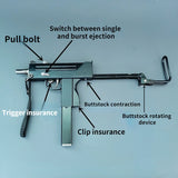 2025 M10 Mini Pistols Metal Miniatures Gun Shoots Submachine Gun Toy Guns Pistols| POPOTR™
