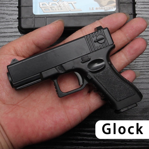 Model Glock Colt Desert Eagle Soft Bullet Gun Kids Interactive Mini Alloy Toy Gell Ball Gun Toy Gun Plastic Bullets